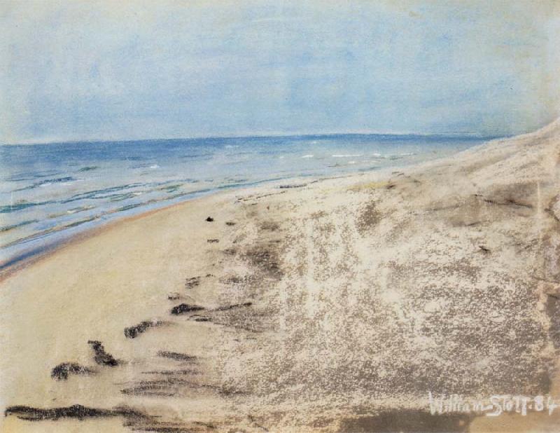 William Stott of Oldham Sand-dunes oil painting image